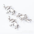 Zinc Alloy Elephant Charm Pendant No.634474 for DIY Necklace Bracelet Jewelry Making view 2