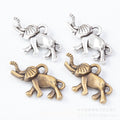 Zinc Alloy Elephant Charm Pendant No.634474 for DIY Necklace Bracelet Jewelry Making view 1