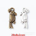 Zinc Alloy Bird Charm Pendant No.947234 for DIY Necklace Bracelet Jewelry Making view 1