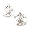 Zinc Alloy Sailboat Charm Pendant No.867690 for DIY Necklace Bracelet Jewelry Making view 3