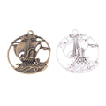 Zinc Alloy Sailboat Charm Pendant No.867690 for DIY Necklace Bracelet Jewelry Making view 2