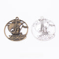 Zinc Alloy Sailboat Charm Pendant No.867690 for DIY Necklace Bracelet Jewelry Making view 1