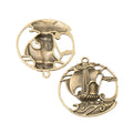 Zinc Alloy Sailboat Charm Pendant No.867690 for DIY Necklace Bracelet Jewelry Making view 4