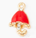 Crystal Accent Umbrella Charms in Pink Umbrella, White Umbrella, Red Umbrella view 5