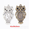Zinc Alloy Owl Clock Charm Pendant No.774946 for DIY Necklace Bracelet Jewelry Making view 1