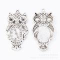 Zinc Alloy Owl Clock Charm Pendant No.774946 for DIY Necklace Bracelet Jewelry Making view 3