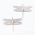 Zinc Alloy Dragonfly Charm Pendant No.100161 for DIY Necklace Bracelet Jewelry Making view 3