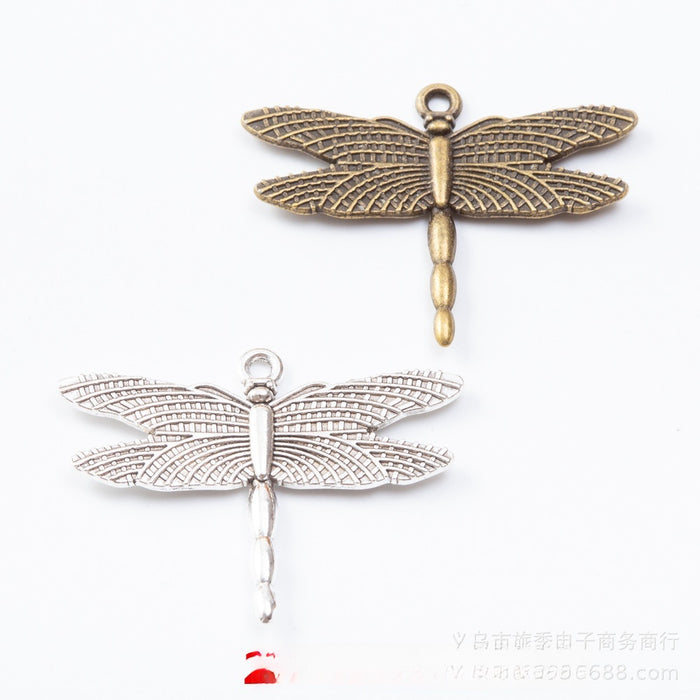 Zinc Alloy Dragonfly Charm Pendant No.100161 for DIY Necklace Bracelet Jewelry Making