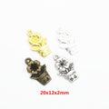 Zinc Alloy Flower Pot Charm Pendant for DIY Necklace Bracelet Jewelry Making view 1