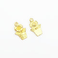 Zinc Alloy Flower Pot Charm Pendant for DIY Necklace Bracelet Jewelry Making view 4