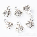 Zinc Alloy Beetle Charm Pendant No.811843 for DIY Necklace Bracelet Jewelry Making view 3