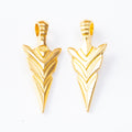Zinc Alloy Arrowhead Charm Pendant for DIY Necklace Bracelet Jewelry Making view 4