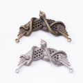 Zinc Alloy Winged Snake Charm Pendant for DIY Necklace Bracelet Jewelry Making view 1