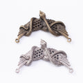 Zinc Alloy Winged Snake Charm Pendant for DIY Necklace Bracelet Jewelry Making view 4