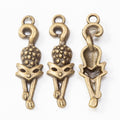 Zinc Alloy Fox Charm Pendant for DIY Necklace Bracelet Jewelry Making view 3