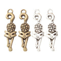 Zinc Alloy Fox Charm Pendant for DIY Necklace Bracelet Jewelry Making view 4
