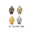 Zinc Alloy Skull Charm Pendant No.613269 for DIY Necklace Bracelet Jewelry Making view 1