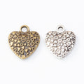 Zinc Alloy Heart Charm Pendant No.194755 for DIY Necklace Bracelet Jewelry Making view 4