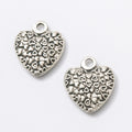 Zinc Alloy Heart Charm Pendant No.194755 for DIY Necklace Bracelet Jewelry Making view 3
