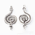 Zinc Alloy Snake Charm Pendant No.400696 for DIY Necklace Bracelet Jewelry Making view 3