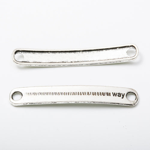 Zinc Alloy Letter Plate Jewelry Findings Accessories for DIY Jewelry Making