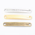 Zinc Alloy Letter Plate Jewelry Findings Accessories for DIY Jewelry Making view 5