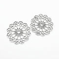 Zinc Alloy Flower Charm Pendant No.103242 for DIY Necklace Bracelet Jewelry Making view 3