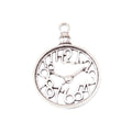Zinc Alloy Clock Charm Pendant No.135505 for DIY Necklace Bracelet Jewelry Making view 3