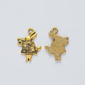 Zinc Alloy Poker Rabbit Charm Pendant for DIY Necklace Bracelet Jewelry Making view 4