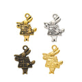 Zinc Alloy Poker Rabbit Charm Pendant for DIY Necklace Bracelet Jewelry Making view 5