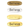 Zinc Alloy Believe Plaque Jewelry Findings Accessories for DIY Jewelry Making view 5