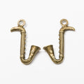 Zinc Alloy Saxophone Charm Pendant No.819452 for DIY Necklace Bracelet Jewelry Making view 4