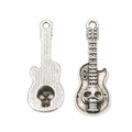 Zinc Alloy Guitar Charm Pendant No.039771 for DIY Necklace Bracelet Jewelry Making view 3