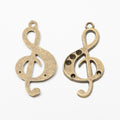 Zinc Alloy Music Note Charm Pendant No.923295 for DIY Necklace Bracelet Jewelry Making view 3