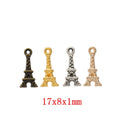 Zinc Alloy Eiffel Tower Charm Pendant No.087488 for DIY Necklace Bracelet Jewelry Making view 1
