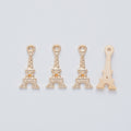Zinc Alloy Eiffel Tower Charm Pendant No.087488 for DIY Necklace Bracelet Jewelry Making view 3