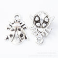 Zinc Alloy Beetle Charm Pendant for DIY Necklace Bracelet Jewelry Making view 3