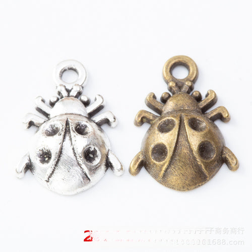 Zinc Alloy Beetle Charm Pendant for DIY Necklace Bracelet Jewelry Making