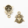 Zinc Alloy Beetle Charm Pendant for DIY Necklace Bracelet Jewelry Making view 2