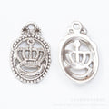 Zinc Alloy Crown Charm Pendant No.796488 for DIY Necklace Bracelet Jewelry Making view 3