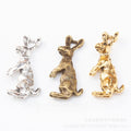DIY Vintage Alloy Rabbit Pendant Charm For Jewelry Accessories Bracelet Necklace Making view 1