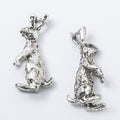 DIY Vintage Alloy Rabbit Pendant Charm For Jewelry Accessories Bracelet Necklace Making view 3