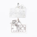 Zinc Alloy Gear Clock Charm Pendant No.734367 for DIY Necklace Bracelet Jewelry Making view 2