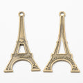 Zinc Alloy Eiffel Tower Charm Pendant No.931139 for DIY Necklace Bracelet Jewelry Making view 2