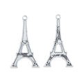 Zinc Alloy Eiffel Tower Charm Pendant No.931139 for DIY Necklace Bracelet Jewelry Making view 3