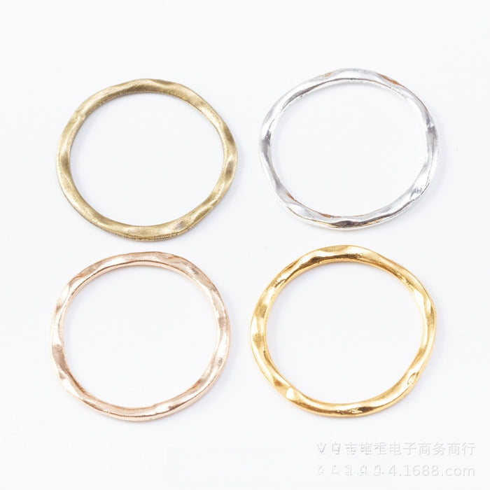 Zinc Alloy Circle Charm Pendant No.450726 for DIY Necklace Bracelet Jewelry Making