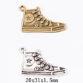 Zinc Alloy Sneaker Charm Pendant No.803441 for DIY Necklace Bracelet Jewelry Making view 1