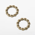 Zinc Alloy Circle Charm Pendant No.534059 for DIY Necklace Bracelet Jewelry Making view 3