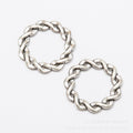 Zinc Alloy Circle Charm Pendant No.534059 for DIY Necklace Bracelet Jewelry Making view 2
