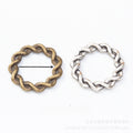 Zinc Alloy Circle Charm Pendant No.534059 for DIY Necklace Bracelet Jewelry Making view 1
